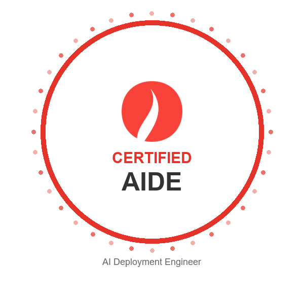 AIDE Certified Badge