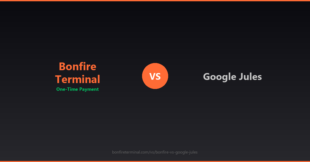 Bonfire Terminal vs Google Jules MCP review 2026