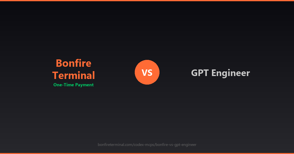 Bonfire Terminal vs GPT Engineer MCP review 2026