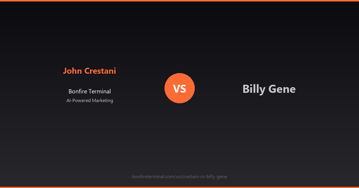 John Crestani vs Billy Gene comparison review 2026